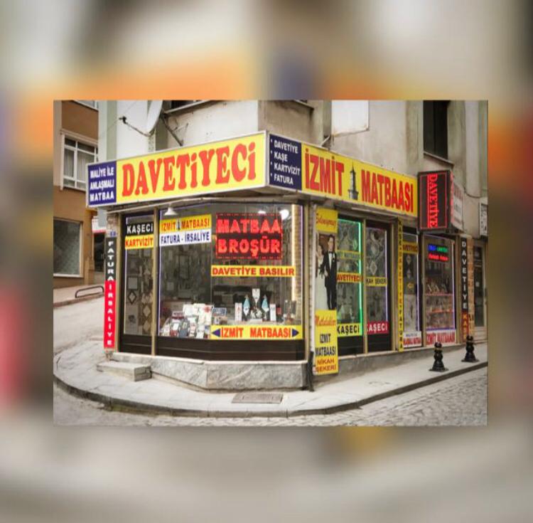 İZMİT MATBAASI KAŞE DAVETİYE FATURA İZMİT MATBAA OFSET MATBAA