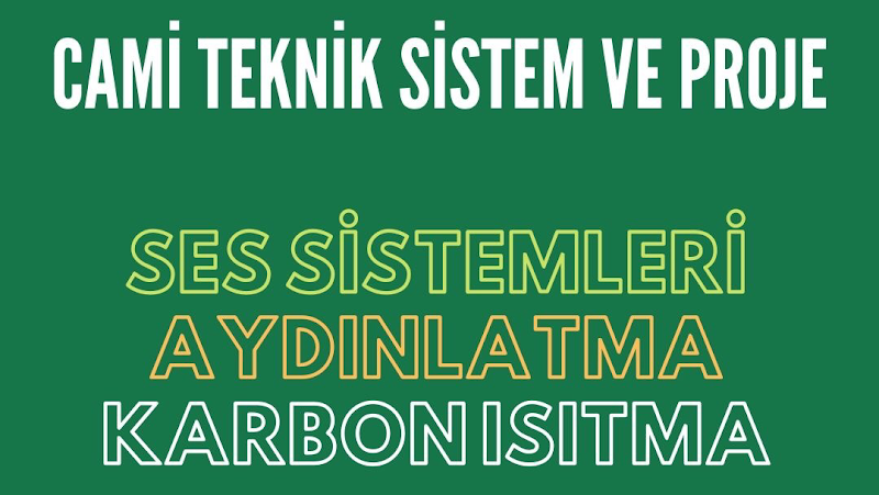 Sezgin Cami Ses Işık Isıtma